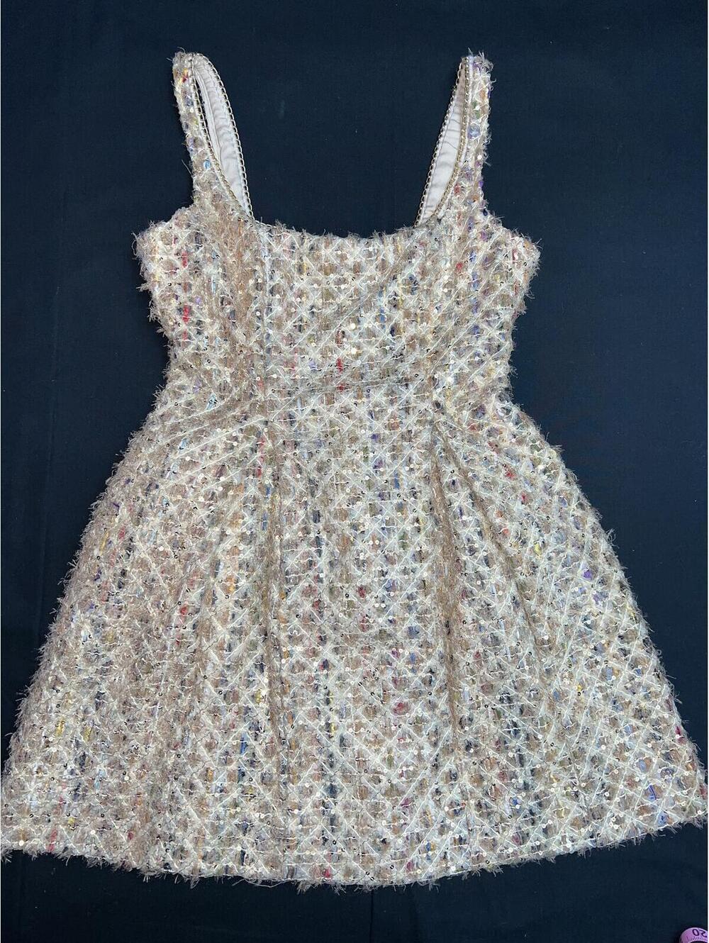 Anthropologie - Maeve Tweed Fit & Flare Mini dress - Picture 4 of 9